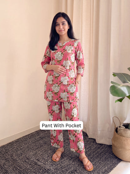 Exotic Pink - Cord Set - Pure Cotton