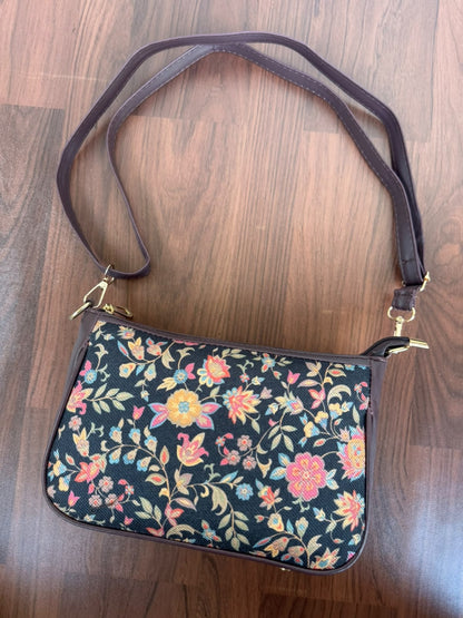 AMARA - Black Garden - Shoulder Bag Cum Sling