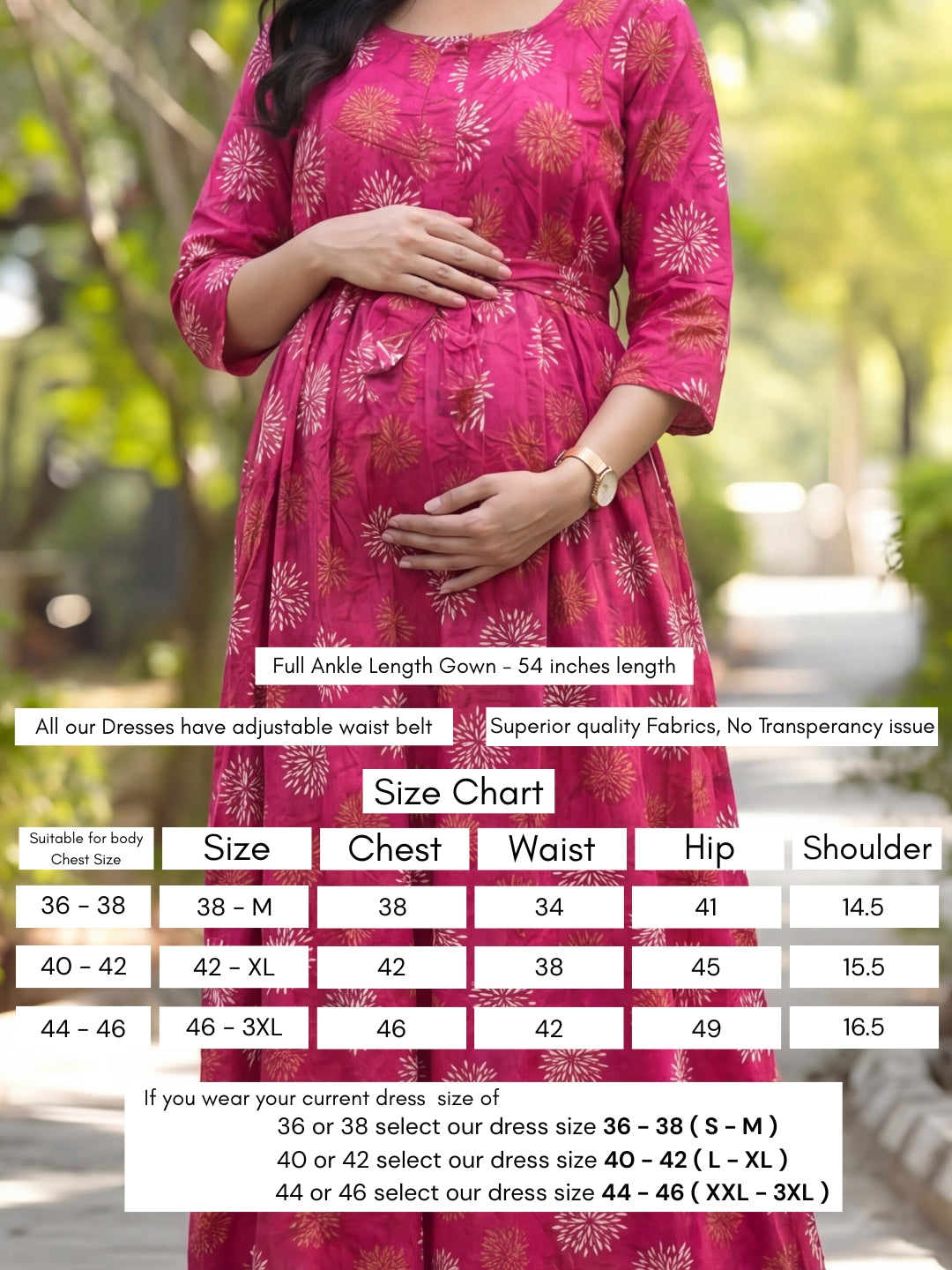 Marigold Rayon - Pink White - Maternity Kurti with Feeding Zips - Soft Rayon
