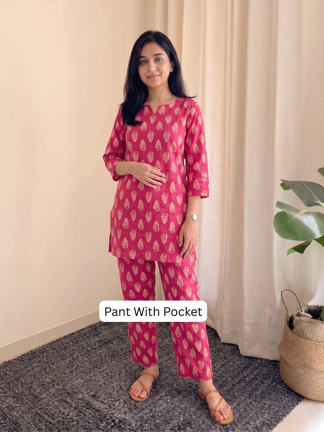 Shell Pink - Cord Set - Pure Cotton