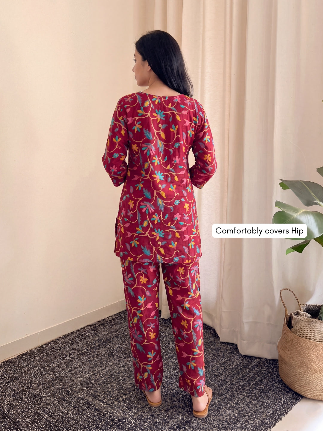 Daisy Red - Cord Set - Pure Cotton