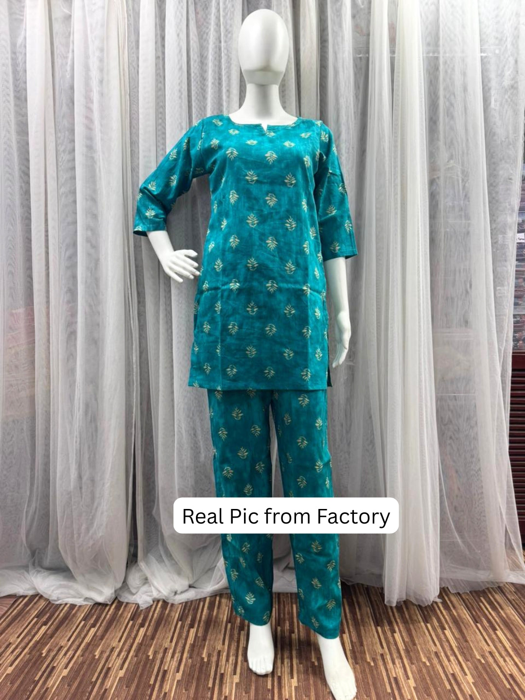 Mystic Sea Green - Cord Set - Pure Cotton