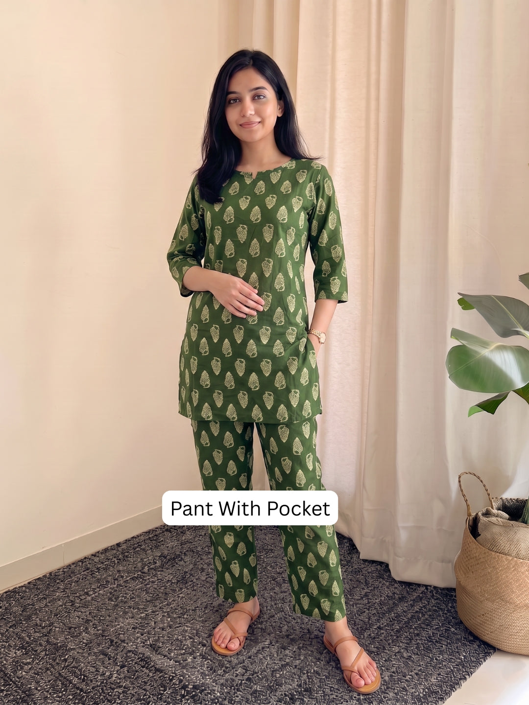 Shell Green - Cord Set - Pure Cotton