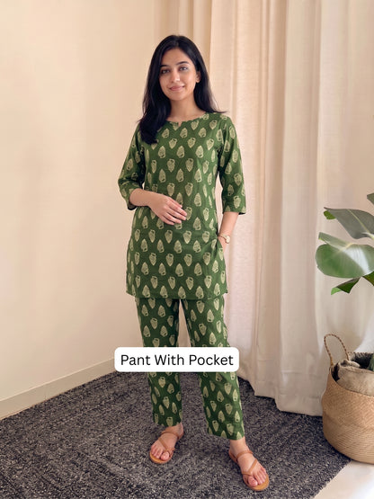 Shell Green - Cord Set - Pure Cotton