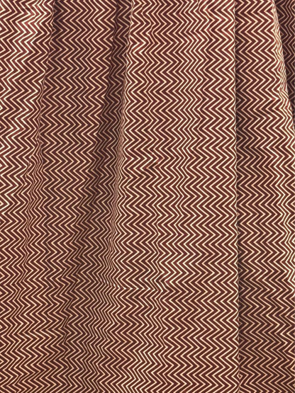 Maroon Wave - Maternity Kurti with Feeding Zips - Cotton Flex - Thicker Fabric