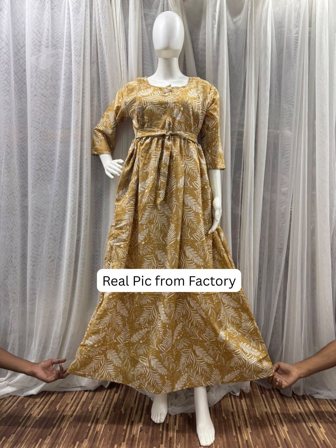 Tropical Forrest - Dessert - Maternity Dress with Feeding Zips - Soft Rayon