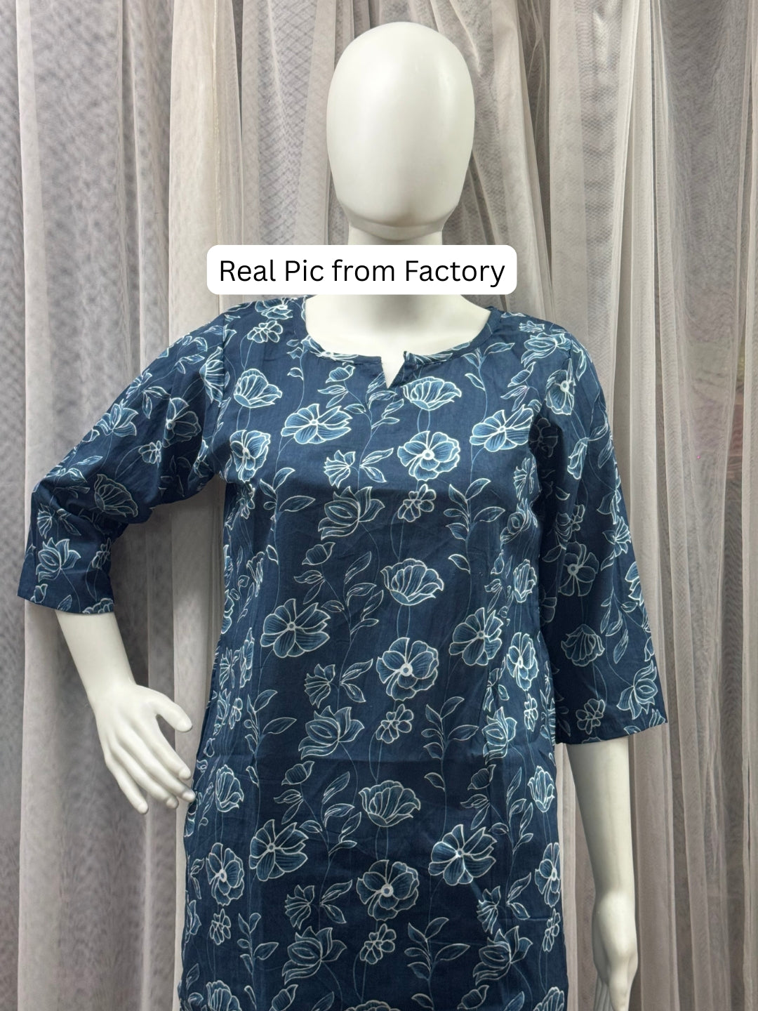 Muli Flower Blue - Cord Set - Pure Cotton
