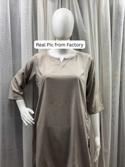 Plain Grey - Cord Set - Soft Rayon