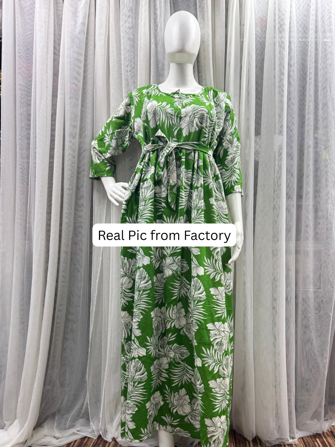 Forrest Pista - Maternity Dress with Feeding Zips - Soft Rayon