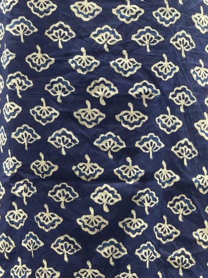 Blue Cream Sunflower - Cord Set - Pure Cotton
