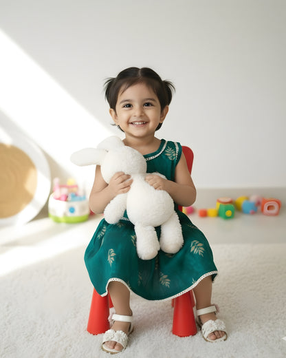 Baby Frock - Mystic Sea Green