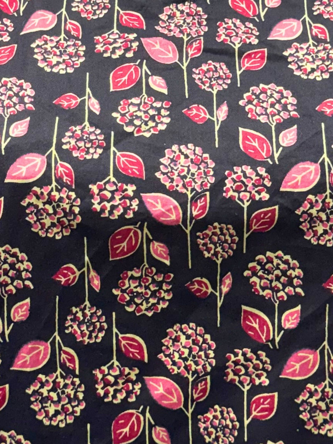 Black Red Sunflower - Cord Set - Pure Cotton