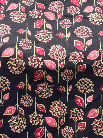 Black Red Sunflower - Cord Set - Pure Cotton