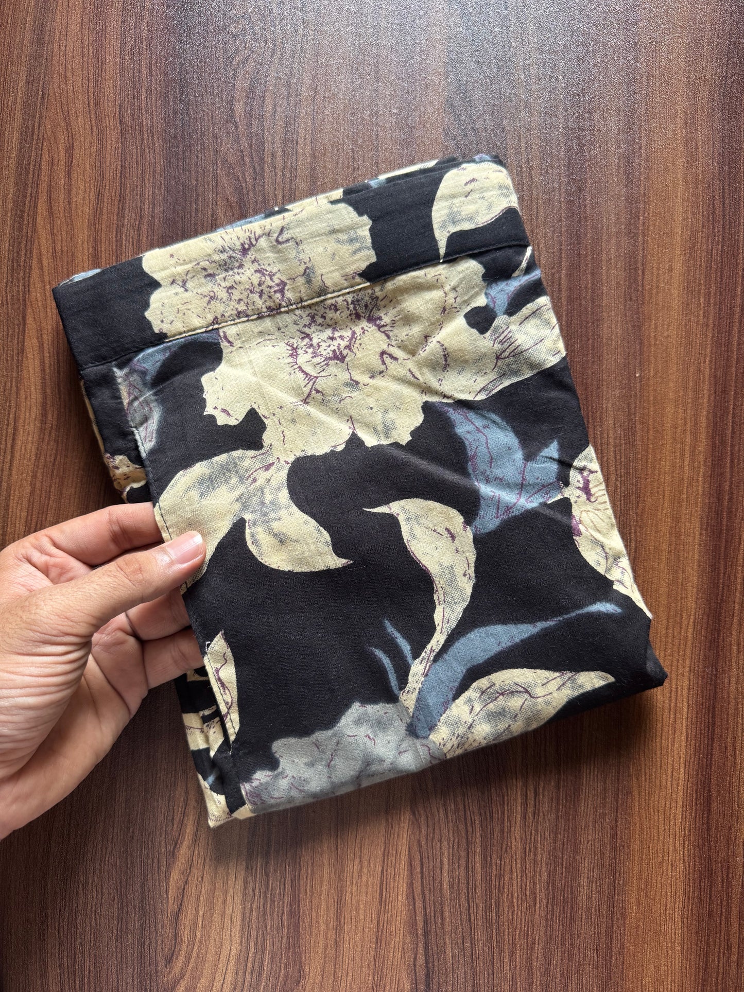 Mix Flower Black- Cord Set - Pure Cotton