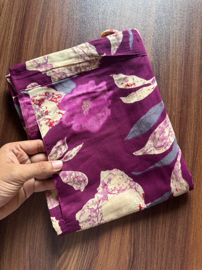 Mix Flower New Purple - Cord Set - Pure Cotton