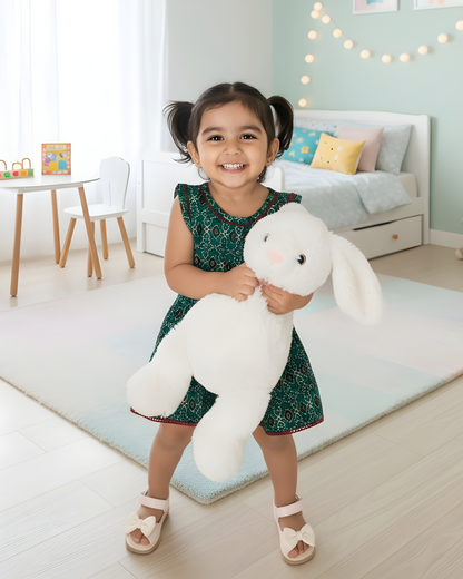 Baby Frock - Firozi Ajrakh