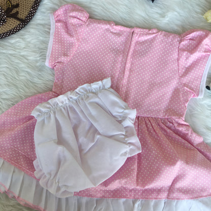 Baby Frock - A803 - Baby Pink