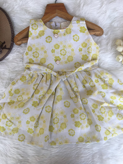 Baby Frock - 1620 - Yellow