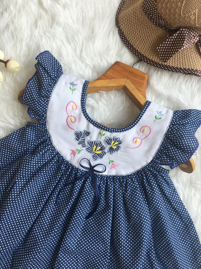 Baby Frock - 4033 - Blue