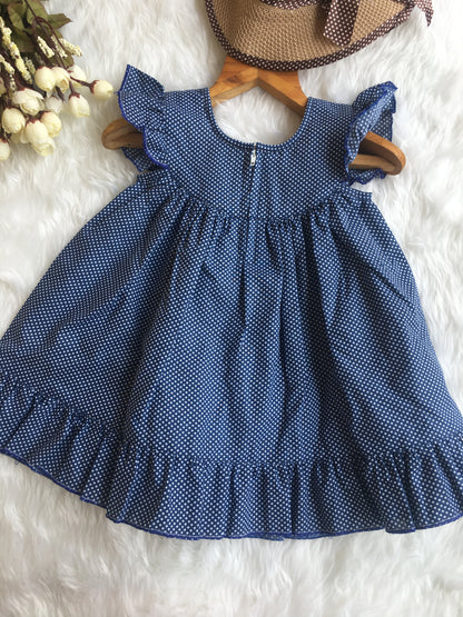 Baby Frock - 4033 - Blue