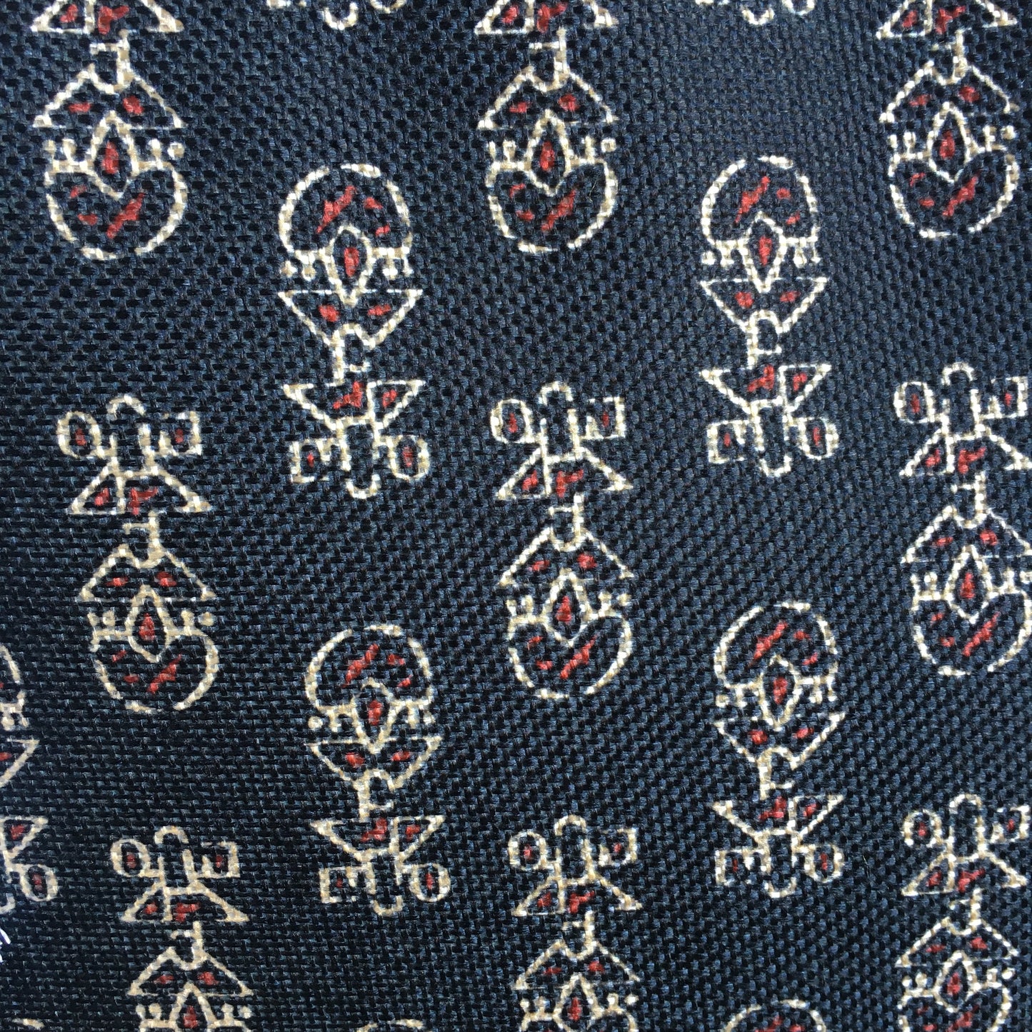 Black Ajrakh - Printed Tote Bag