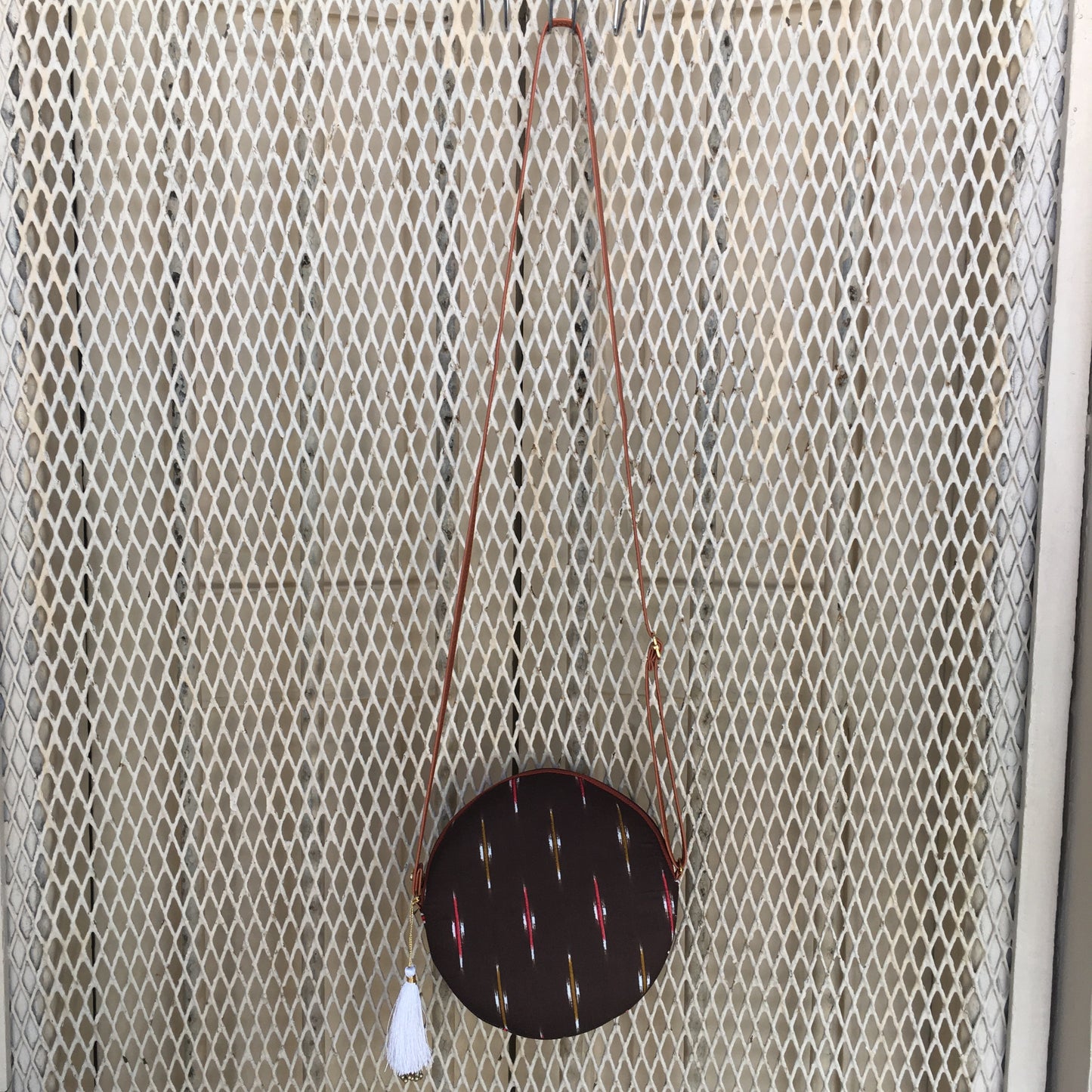 Brown Ikkat - Round sling - small size