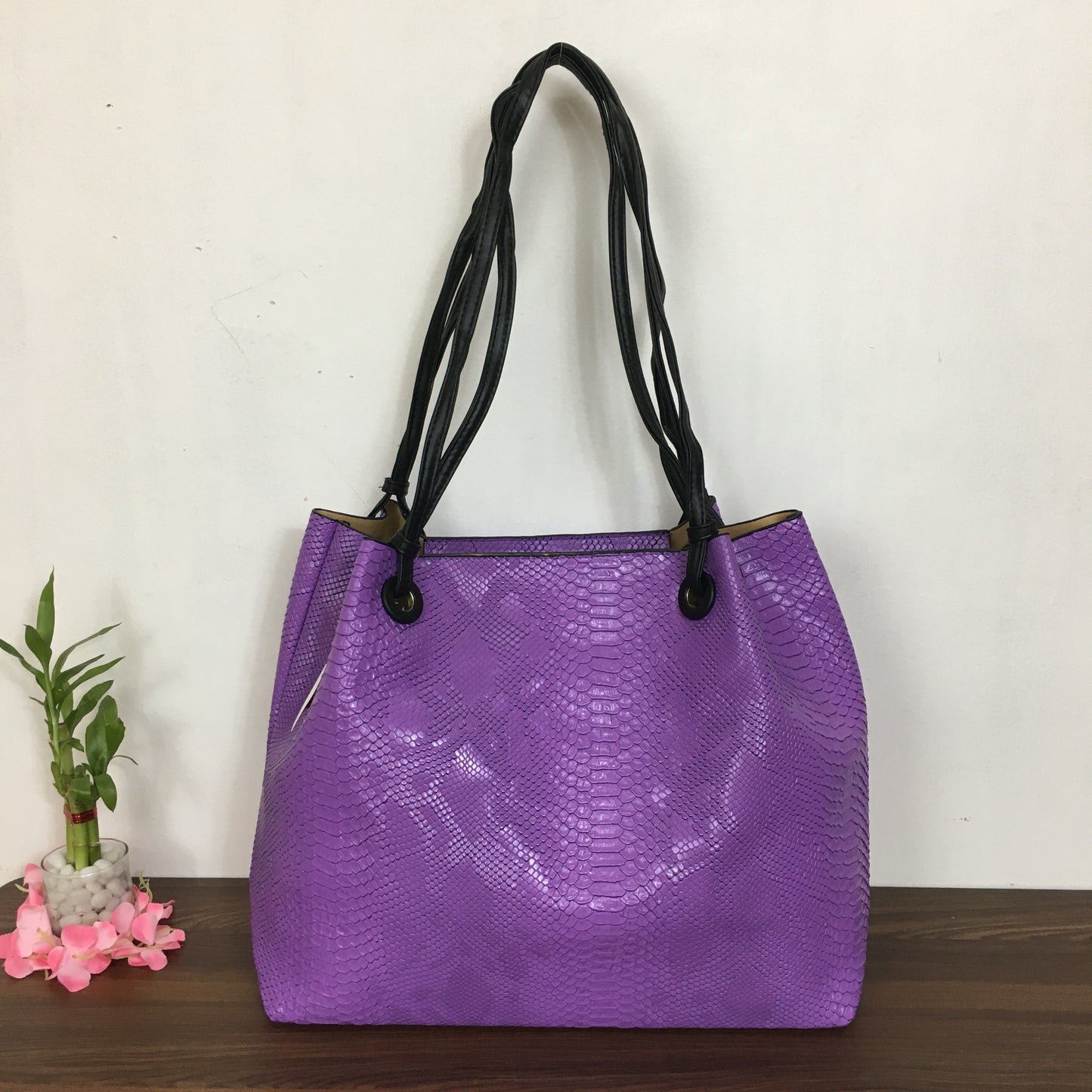 Big Size 3 pcs  Combo Bag - Purple