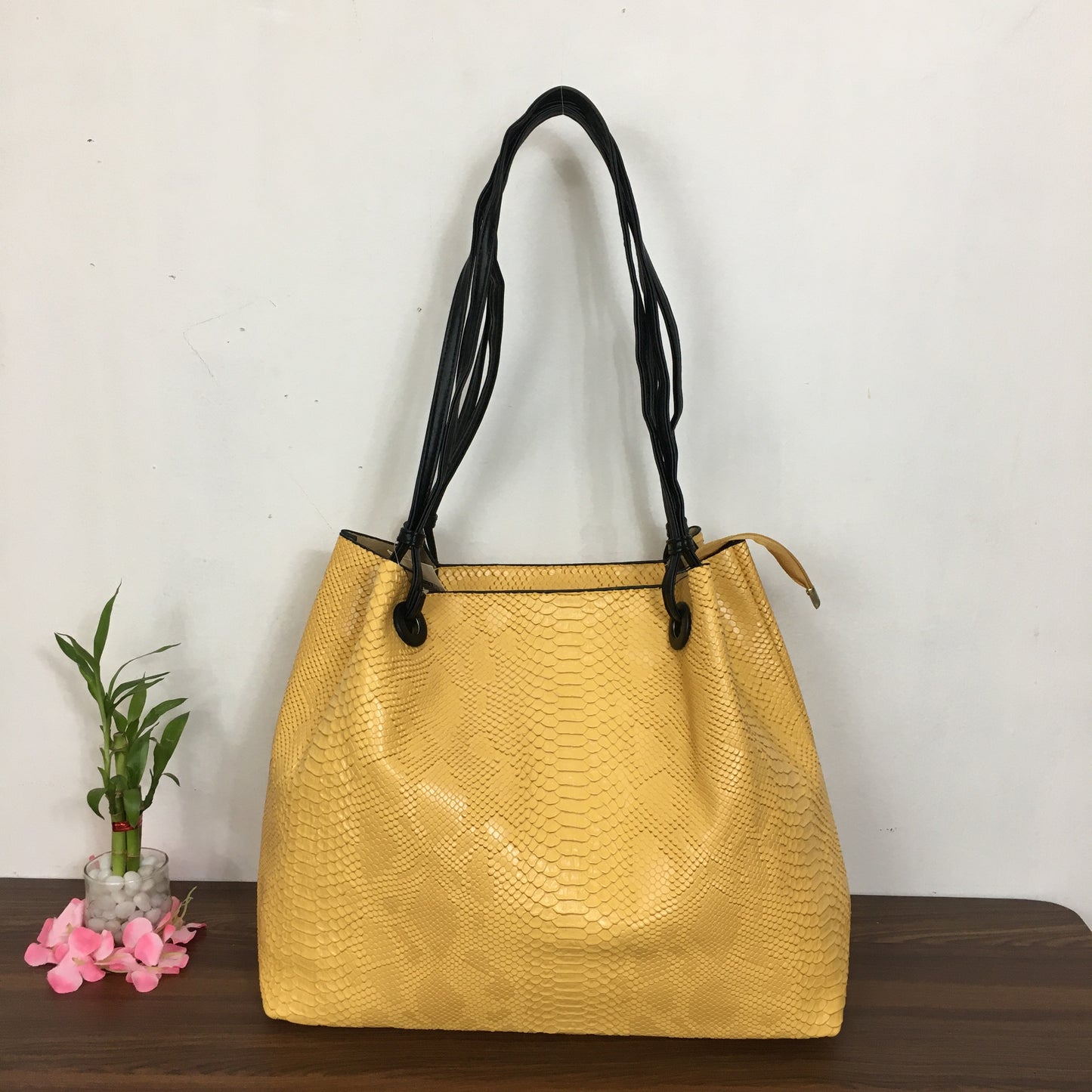 Big Size 3 pcs  Combo Bag - Yellow