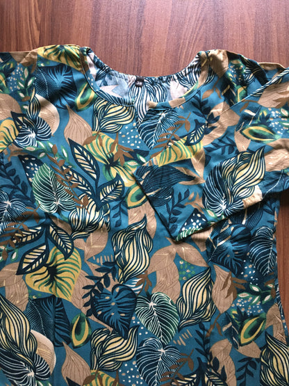 Forrest Sea Blue  - Cord Set - Soft Rayon