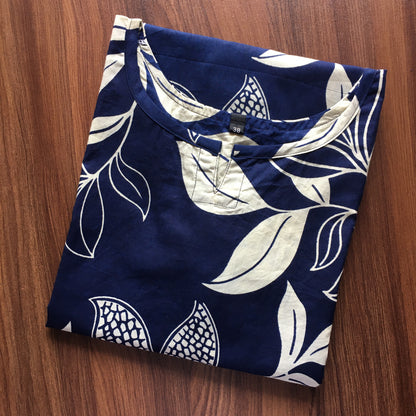Lily Flower - Blue - Cord Set - Pure Cotton