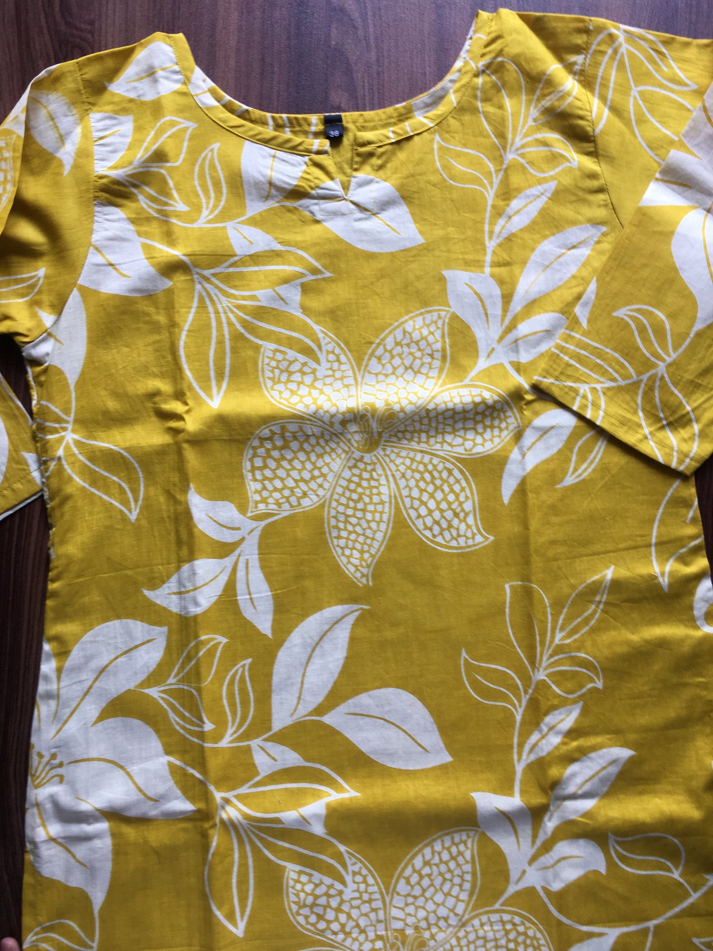 Lily Flower - Yellow - Cord Set - Pure Cotton