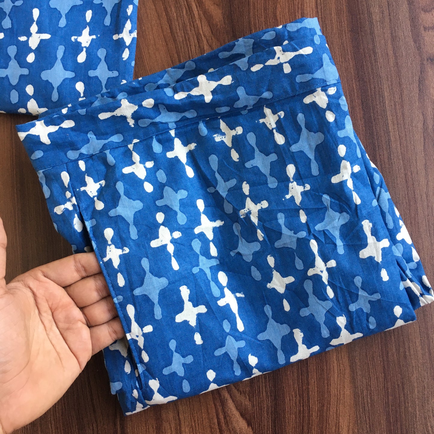 Positive Plus - Blue - Cord Set - Pure Cotton