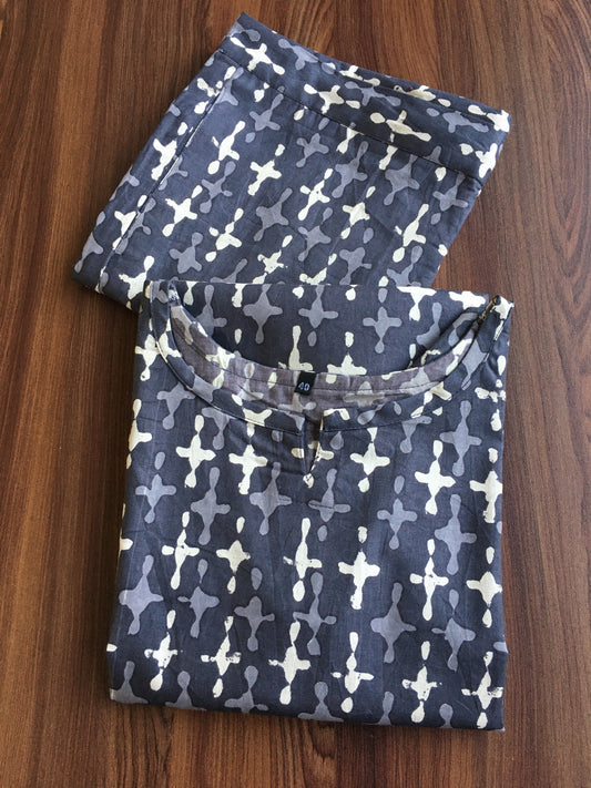 Positive Plus - Grey - Cord Set - Pure Cotton