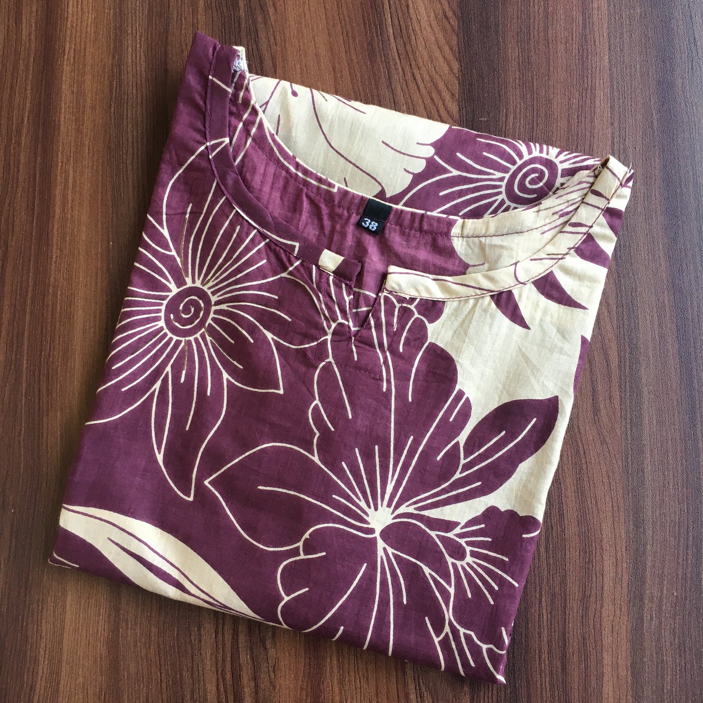 Lily Flower - Mulberry  - Cord Set - Pure Cotton