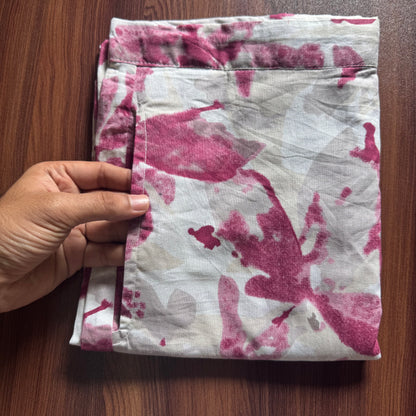 Purple White Petals - Cord Sets - Pure Cotton