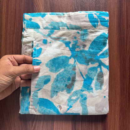 Blue White Petals - Cord Sets - Pure Cotton