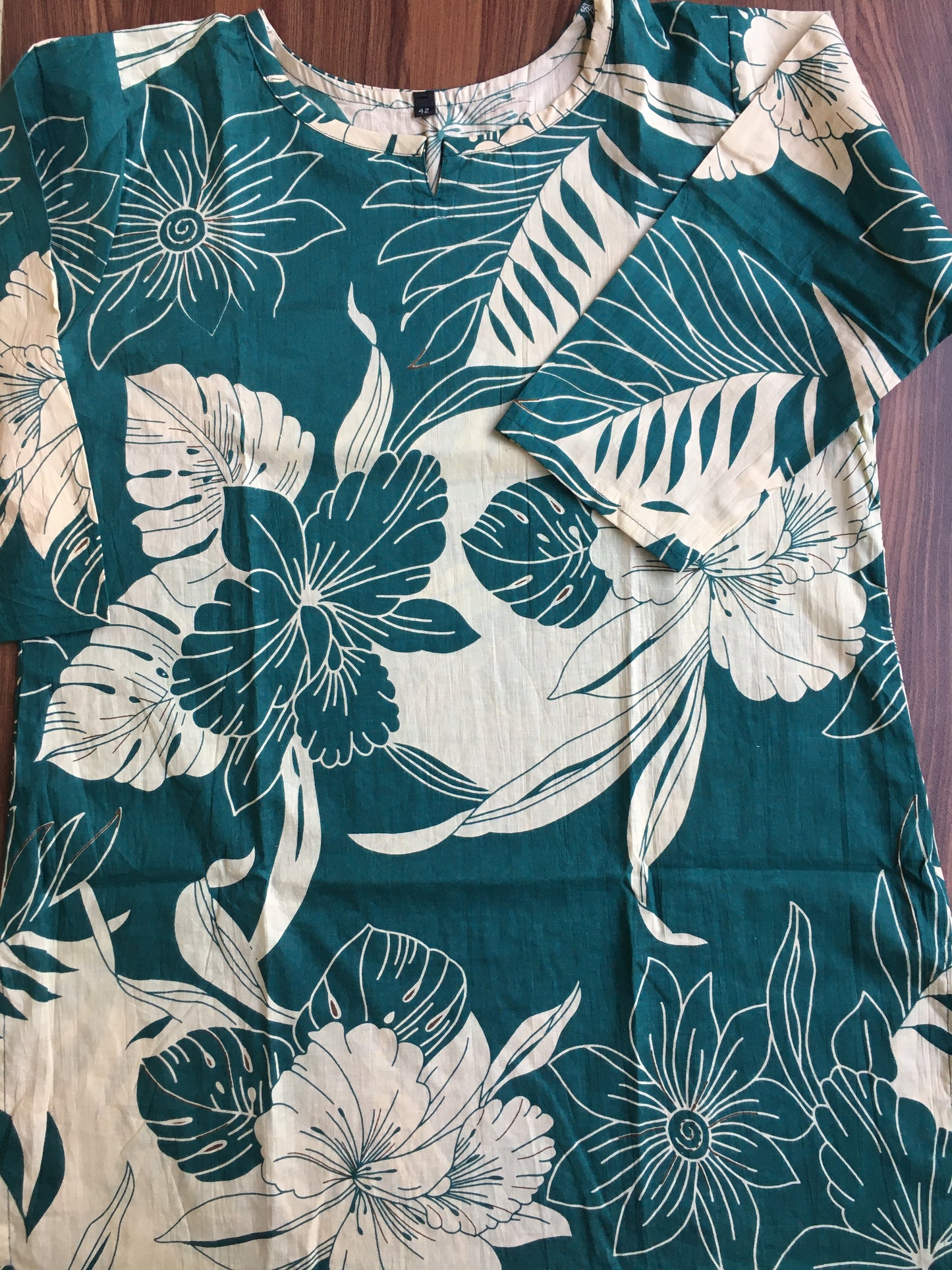Lily Flower - Sea Green - Cord Set - Pure Cotton
