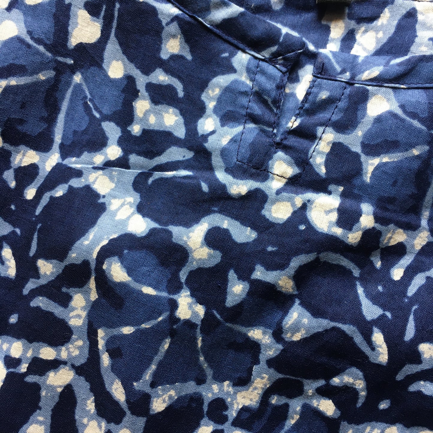 Batik Flower - Blue - Cord Set - Pure Cotton