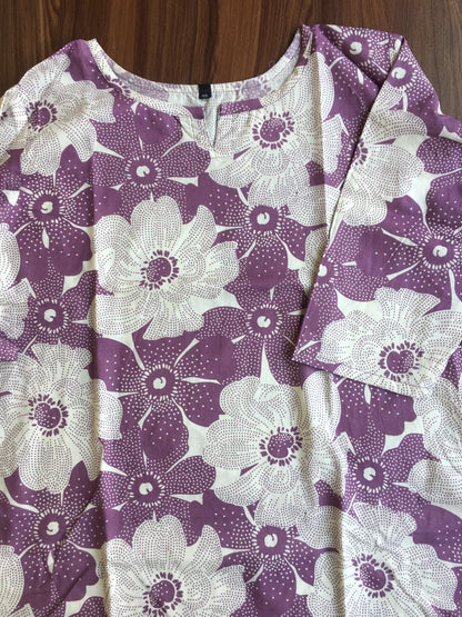 Sketch Print - Lavander - Cord Set - Pure Cotton