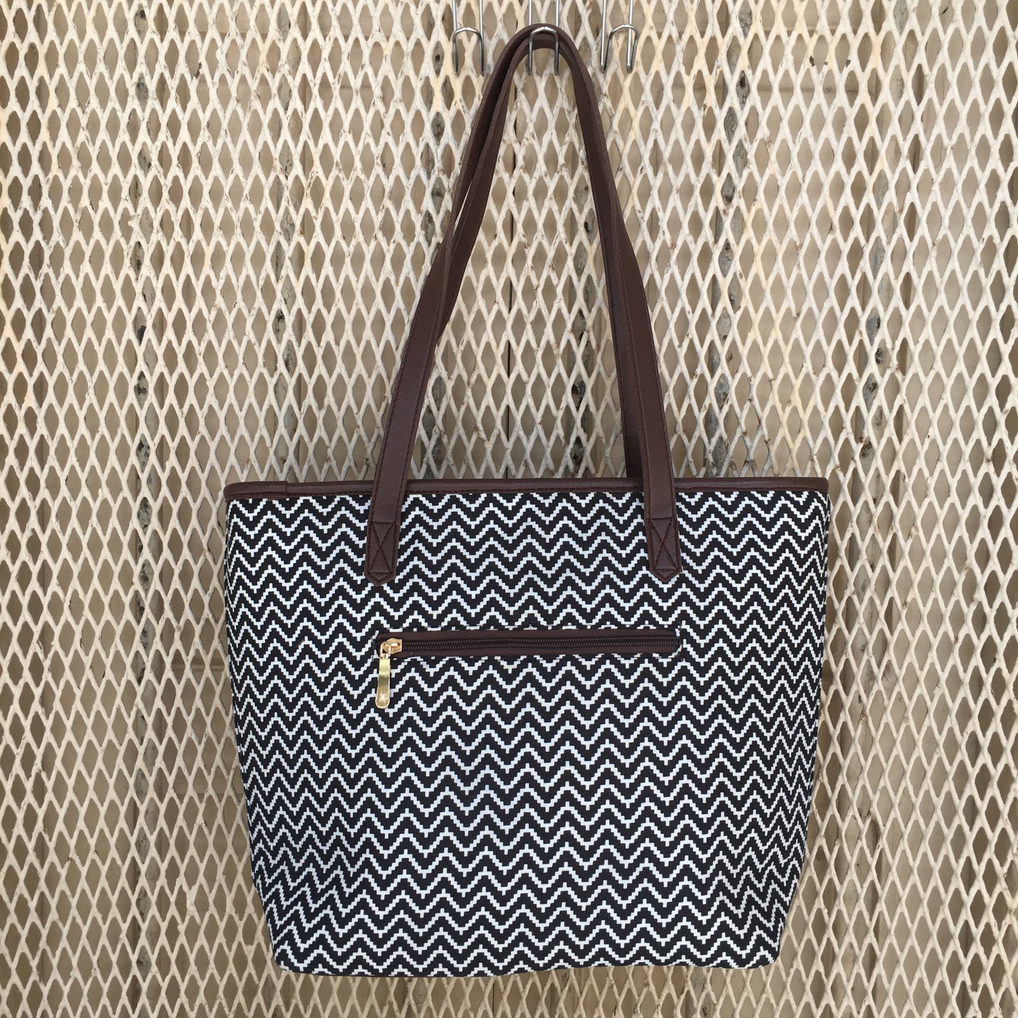 Black Wave  - Printed Tote Bag