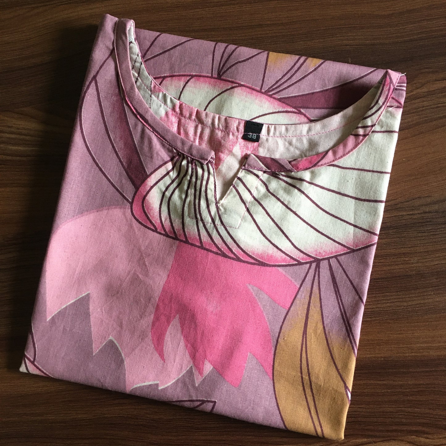 Lotus Leaf - Pink  - Cord Set - Pure Cotton