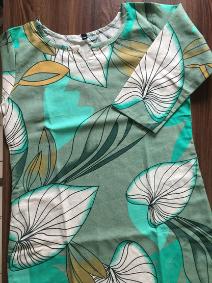 Lotus Leaf - Sea Green - Cord Set - Pure Cotton