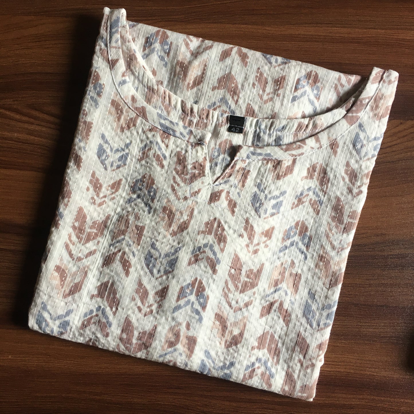 Katha Arrow - Brown Grey - Cord Set - Pure Cotton