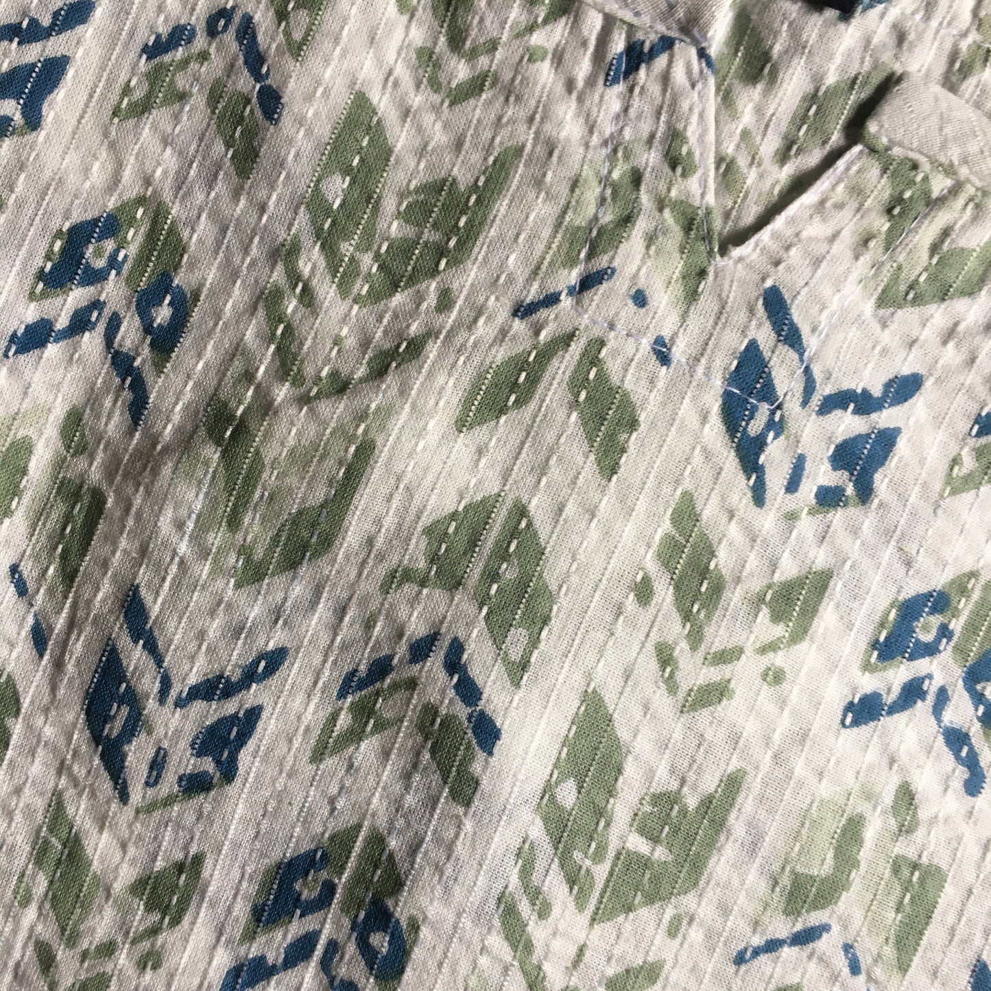 Katha Arrow - Green Blue - Cord Set - Pure Cotton