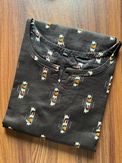 Royal Black Ajrakh - Cord Set - Pure Cotton