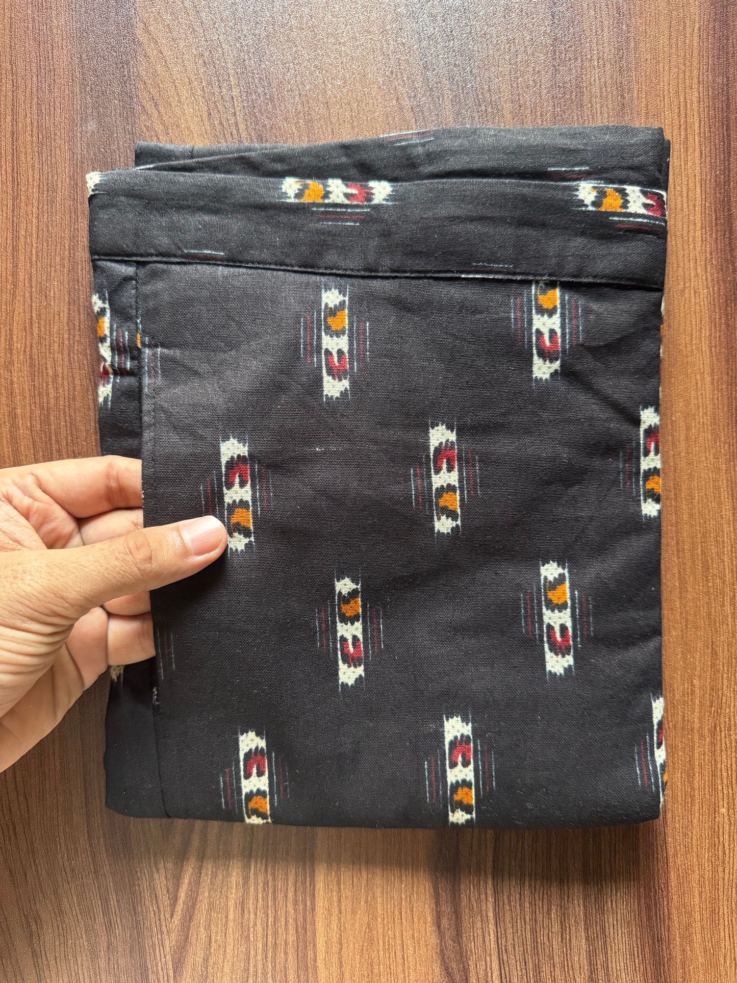 Royal Black Ajrakh - Cord Set - Pure Cotton