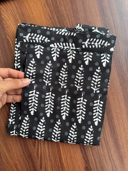 Pine Trees - Black - Cord Set - Pure Cotton