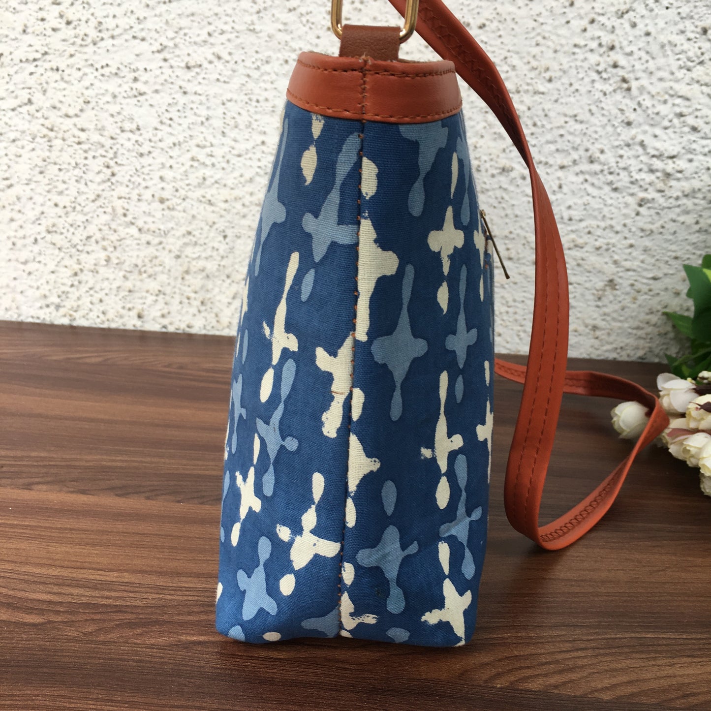 Minsk - 3 zip- Big size - Sling Bag - Positive Plus Blue
