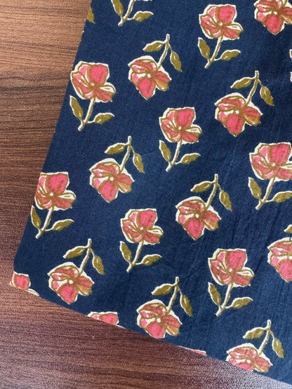 Blue Red Roses - Cord Set - Pure Cotton