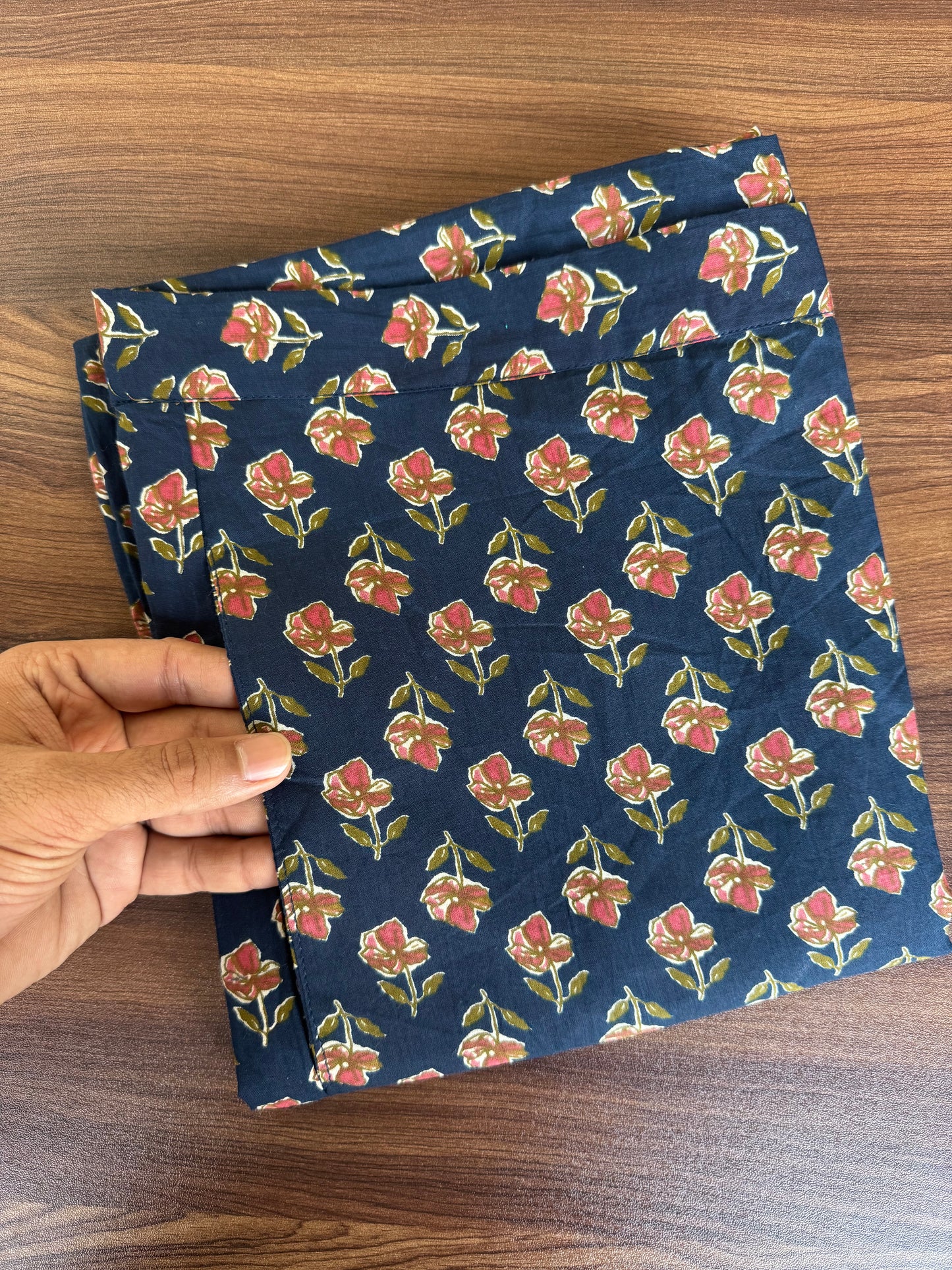 Blue Red Roses - Cord Set - Pure Cotton